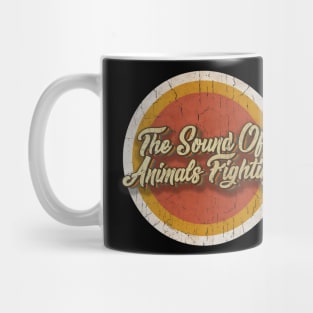 circle vintage The Sound Of Animals Fighting Mug